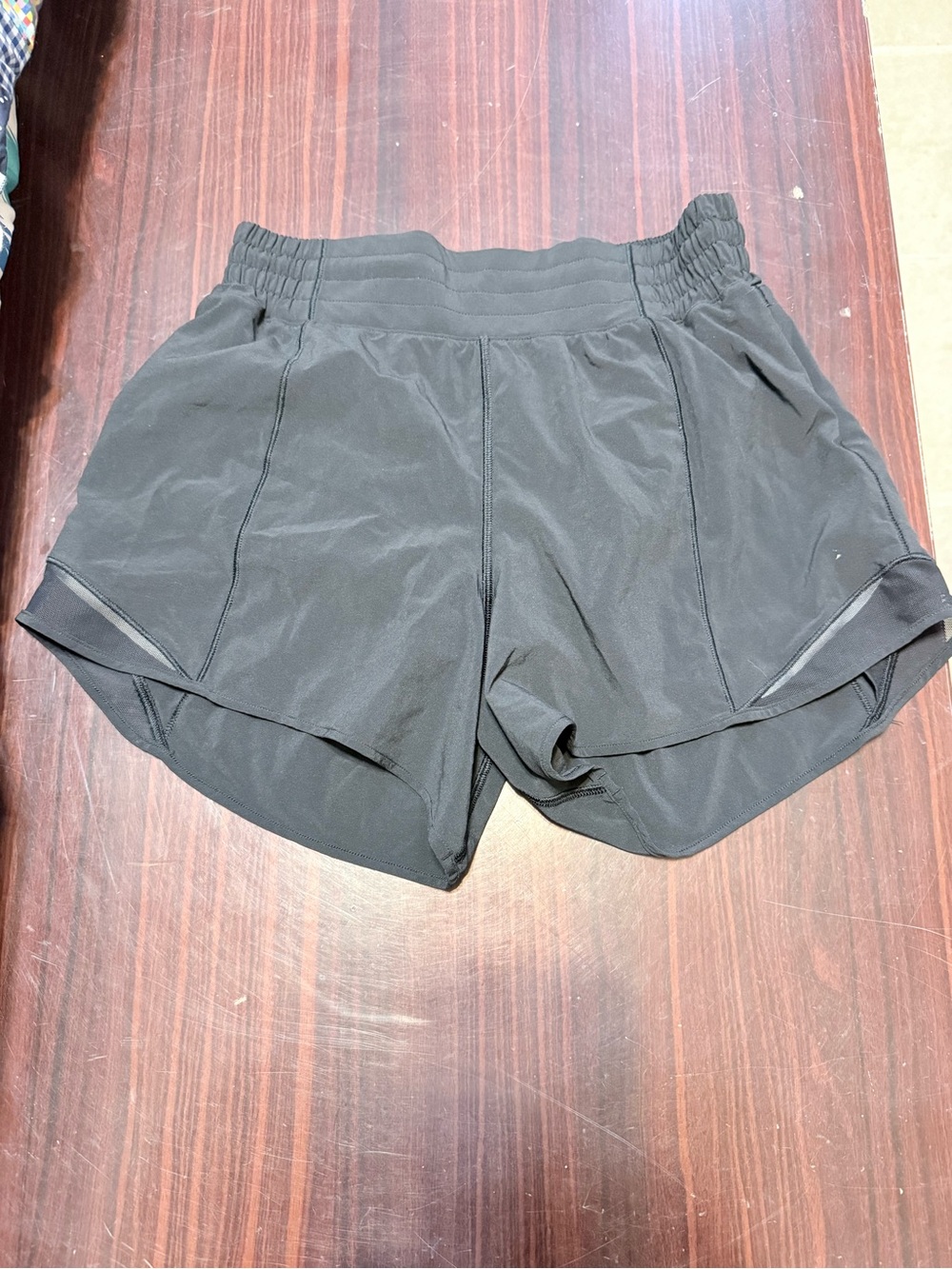 lululemon athletica Black Athletic hotty hot shorts